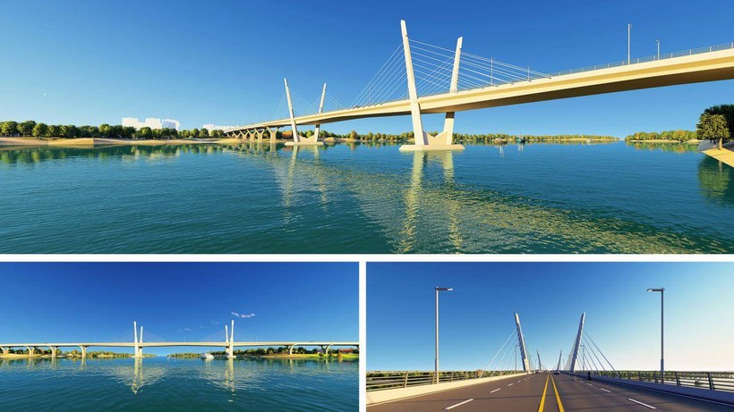 Cầu kết nối thuộc dự án (Địa phận Đông Hà và Triệu Phong)