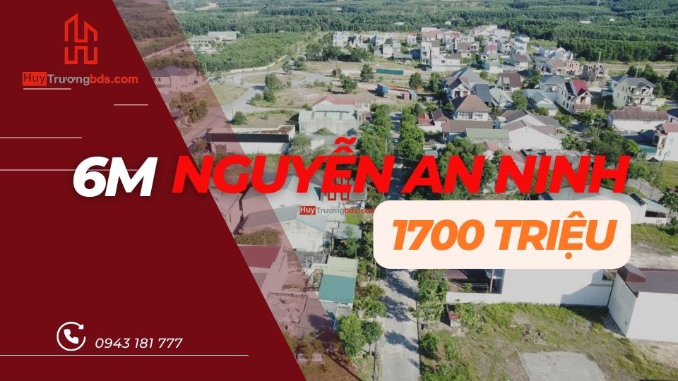 Đất 6m đường Nguyễn An Ninh – đối diện đất TMDV