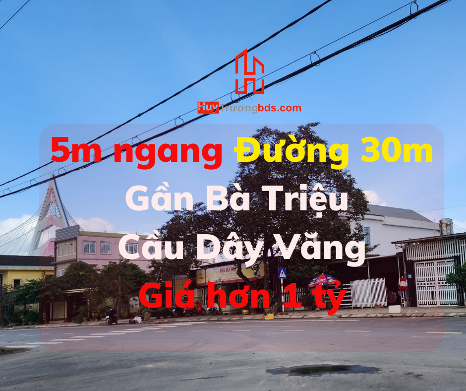 Bán đất mặt tiền đường vào KDC Đồng Soi – đường Bà Triệu – Chỉ 1 tỷ hơn
