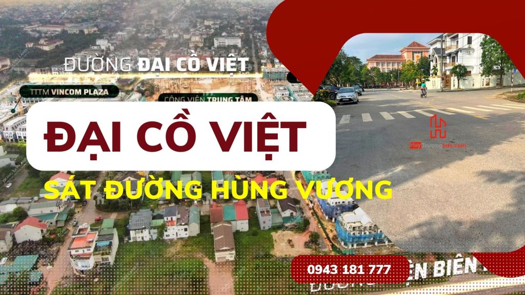 7m Mặt tiền đường Đại Cồ Việt gần đường Hùng Vương
