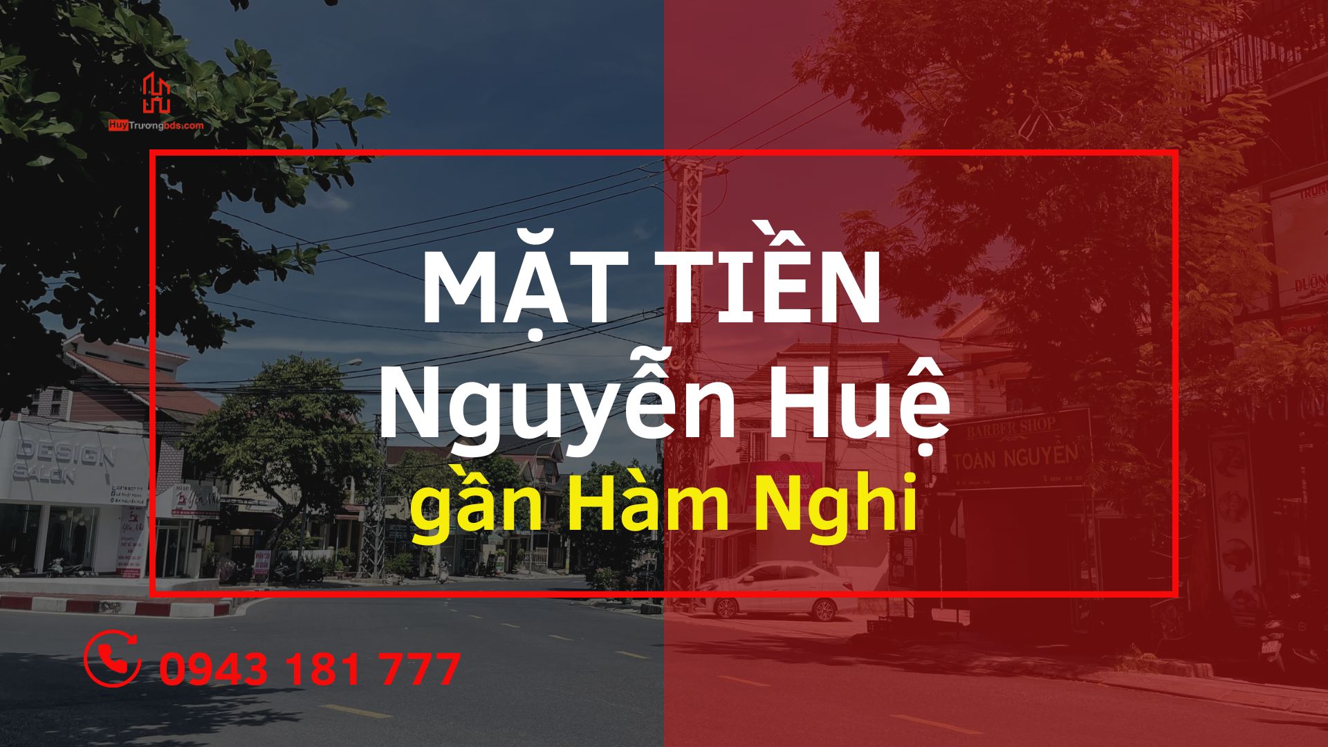 Bán đất tặng nhà cấp 4 đường Nguyễn Huệ gần Hàm Nghi và Hùng Vương – TP Đông Hà