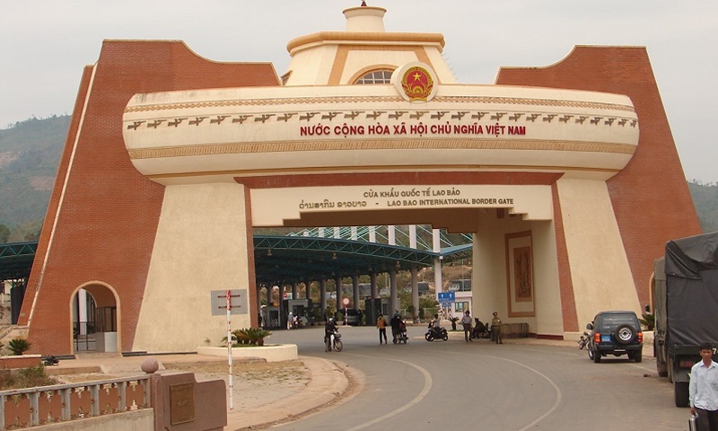 Cửa khẩu Quốc tế Lao Bảo, tỉnh Quảng Trị - sẽ là điểm cuối cao tốc Cam Lộ - Lao Bảo.