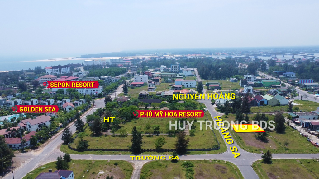 Mặt tiền siêu rộng đường Hoàng Sa - Biển Cửa Việt