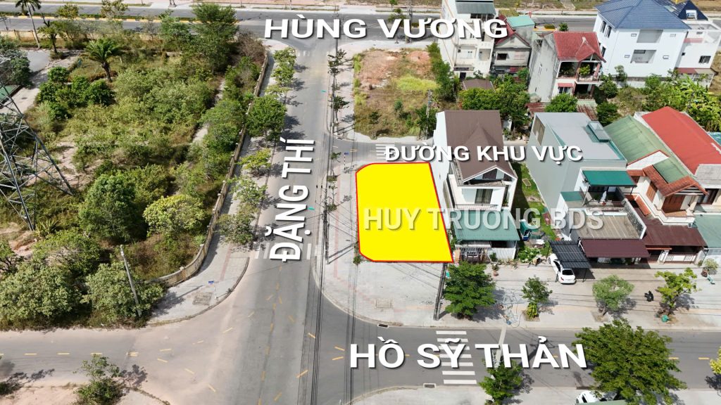 Góc 3 mặt tiền đường Đặng Thí và Hồ Sỹ Thản - Nam Đông Hà